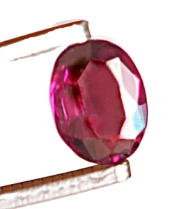 Ruby 1.00 Ct Genuine Natural Ruby Loose Stone Oval Gemstone 8 X 6 mm - Picture 1 of 6