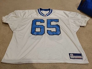 RARE VINTAGE 2006 DETROIT LIONS GAME ISSUED FOOTBALL JERSEY #65 Size 52 Tagged - Picture 1 of 13