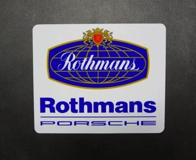 Rothmans Porsche Decal Sticker Logo Pegatina racing Sponsor rallye Group B 962 - Image 1 of 2