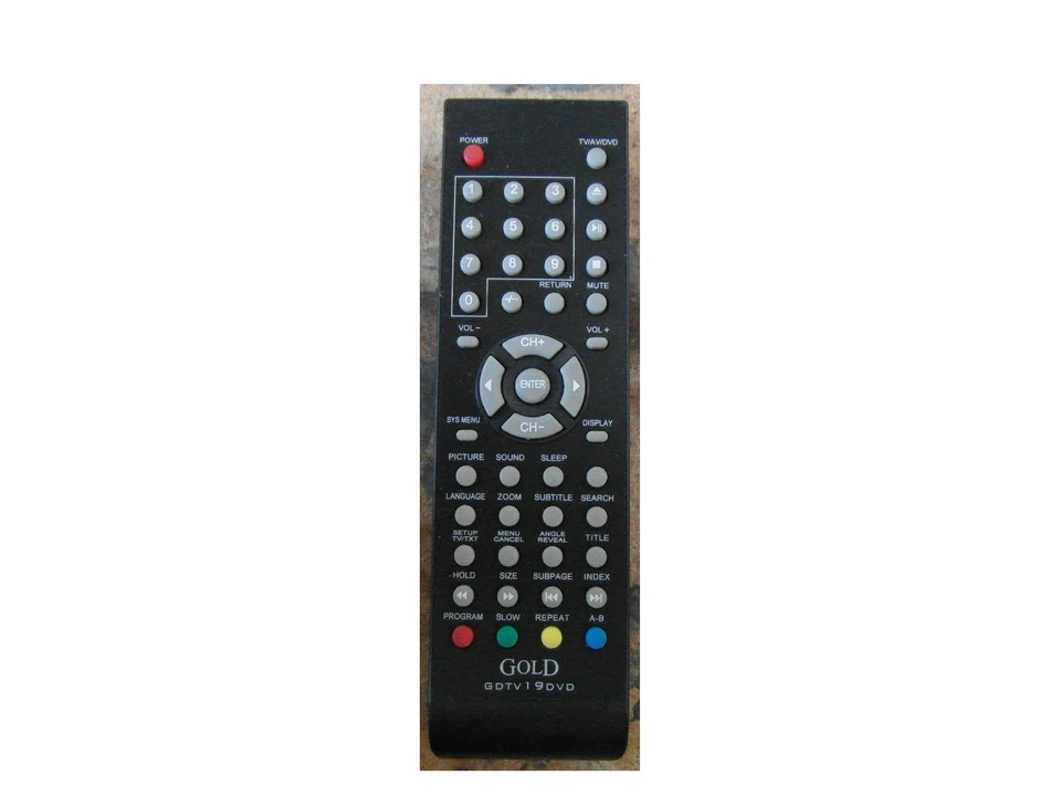 GDTV19DVD Telecomando GOLD Originale Remote Controller - Immagine 1 di 1