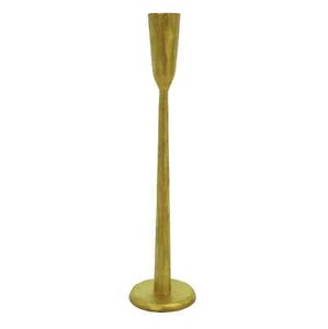 Large Brass Taper Candle Holder by Ashland® - Picture 1 of 3