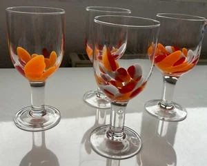 Leonardo Gläser Kelch Rot/Orange/Weiss 4 Stück - Bild 1 von 4