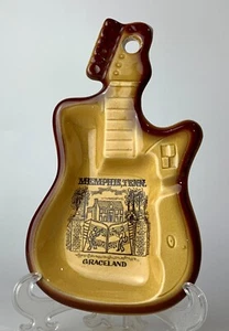Vintage Graceland Souvenir Ceramic Ashtray/Ash Tray - Memphis - Elvis Guitar! - Picture 1 of 7