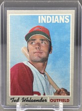 1970 TOPPS MLB Baseball #673 Ted Uhlaender Cleveland Indians EX