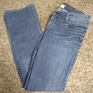 Silver Jeans Womans 28/33 Western Glove Works Cindy Blue Jeans - Picture 1 of 14