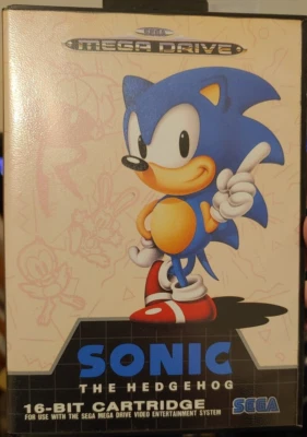 Sonic The Hedgehog (Sega 1991) Sega Mega Drive (Modul, Manual, Box) works 16-bit - Bild 1 von 4