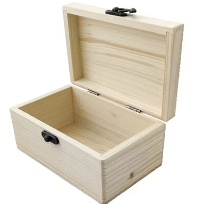 Wood box for storage  Earrings Bangles Box 7.5 X 16 X 10 CM - Image 1 of 4