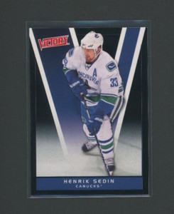 2010-11 Upper Deck Victory Black Henrik Sedin #191 NM-MT