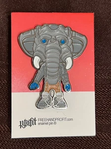 Freehand Profit Enamel Pin Hellafant Elephant Sneaker Promo Multicolored - Picture 1 of 3