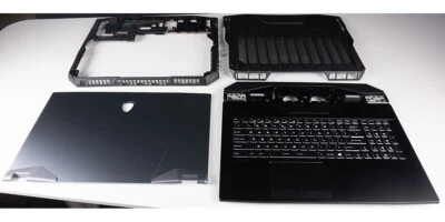 Paquete de teclado y reposamanos MSI GT76 Titan, cubierta LCD y estuche inferior y cubierta Foto 1 de 4