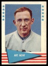 1961 Fleer Baseball Greats #65 Art Nehf VG-EX-B108R12