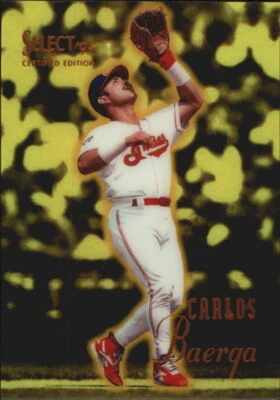1995 Select Certified Mirror Gold #43 Carlos Baerga - NM-MT - Image 1 of 2