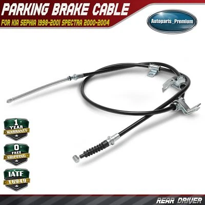 Cable freno aparcamiento conductor trasero izquierdo para Kia Sephia 1998-2001 Spectra 2000-2004 Foto 1 de 4