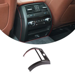 Rear Air Outlet Decorative Frame For BMW 5 Series 11-17 ABS Carbon Fiber Pattern - Foto 1 di 6