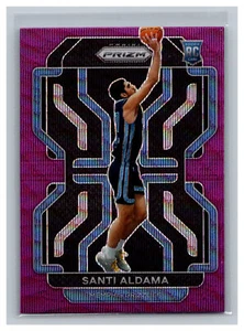 2021-22 Panini Prizm #276 Santi Aldama Purple Wave - Bild 1 von 2