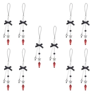 Set of 5 Pentagram Mobile Phone Chain Chains for Women Cellphone Charm Strap - Zdjęcie 1 z 12