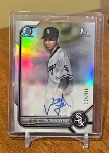 Norge Vera ON CARD 2022 Bowman Chrome Prospect Auto Refractor 1st /499 A's - Picture 1 of 2