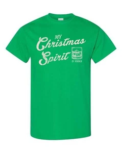 Camiseta My Christmas Spirit is Vodka Merry Holiday Unsex 099 - Imagen 1 de 49