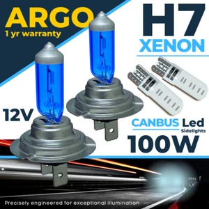 Fits Ford Focus MK2 100w Xenon Blue 2004-10 Low Led Side Light Headlight Bulbs - Picture 1 of 12