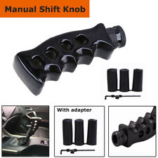 Black Gun Grip Knife Handle Manual Transmission Car Gear Shift Knob& Adapter Kit