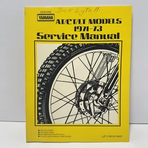 Genuine Yamaha AT CT LT Models 1971-73 Service Manual LIT-11613-14-01 OEM - Picture 1 of 9