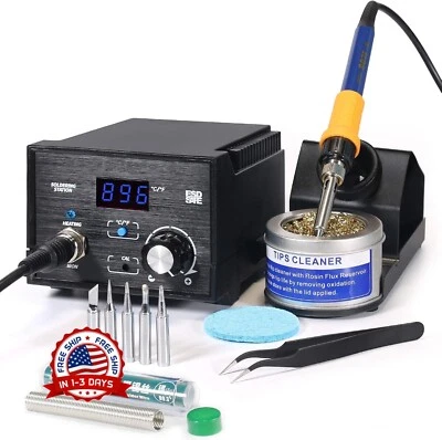 Estacion De Soldador Digital 75W Herramienta Soldadura Pantalla LED Sin Plomo - Image 1 of 4