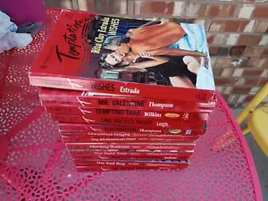 Harlequin Romance Temptation Lot 11 Vintage Paperback Books Titles Listed 1990s - Picture 1 of 13