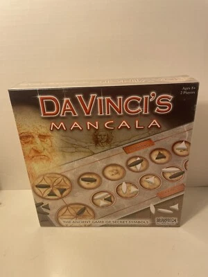 DaVinci's Mancala Board Game Ancient Symbols Strategy Briarpatch-New Foto 1 de 4