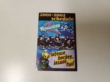 RS20 Richmond Renegades 2001/02 Minor Hockey Pocket Schedule - Molson Canadian