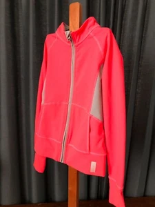 Zella Girls Pink Athletic FULL ZIP Sport Jacket POCKETS Long Sleeve Small 7/8 - Picture 1 of 5