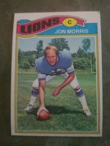 1977 TOPPS FOOTBALL -- #193 -- JON MORRIS - DETROIT LIONS - Picture 1 of 2
