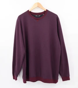Travis Mathew Men's Sweatshirt XXL Purple Crewneck Lightweight Pima Cotton Blend - Picture 1 of 5