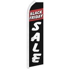 Black Friday Verkauf Werbung Swooper Feder Flattern Flagge Feiertagsverkauf