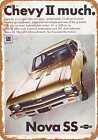 Metal Sign   1968 Chevy Nova Ss   Vintage Look Reproduction