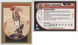 2007-08 Bowman Draft Picks & Stars Gold /99 Amare Stoudemire Amar'e #100