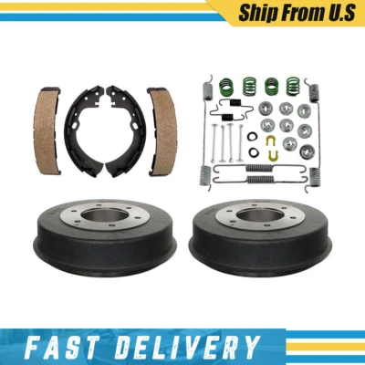 Se adapta a Frontier 1998-1999 tracción trasera tambores zapatas de freno y kit de resorte de herrajes Foto 1 de 4