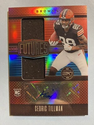 2023 Legacy Cedric Tillman Auto /100 Ruby Futures Dual Patch Auto RC Browns🔥🔥 - Image 1 of 4
