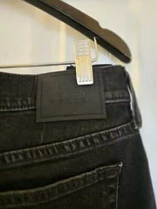 mens abercrombie and fitch jeans 34x32 Athletic Straight Jean BLACK WASH 131-318 - Picture 1 of 10