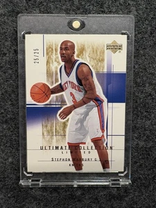 2003-04 Upper Deck Ultimate Collection Gold Stephon Marbury /25 #75 Knicks - Picture 1 of 2