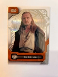TOPPS STAR WARS HIGH TEK 2024 QUI-GON JINN  THRONE ROOM #83. - Picture 1 of 2