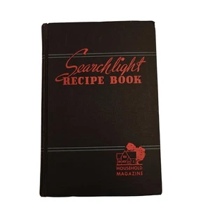 Vintage Searchlight Recipe Book Household Magazine 1942 Hardcover Tabbed - Imagen 1 de 9