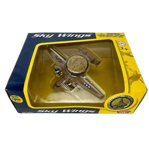 Motor Max Sky Wings Die Cast Model Radar Plane - Foto 1 di 3