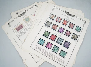 U.S. 1900s–1950s COLLECTION OF 400+ STAMPS MINT & USED STORED ON MINKUS PAGES - Picture 1 of 24
