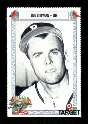 1990 Target Dodgers 100th  125 Bob Chipman BXCP19 - Image 1 of 2