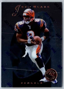 Tarjeta de fútbol americano Jeff Blake #41 de la NFL con certificación Pinnacle 1997 - Imagen 1 de 2