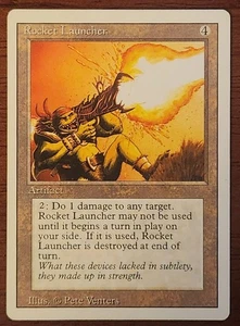 Rocket Launcher MtG Revised Edition LP Magic The Gathering - Picture 1 of 2