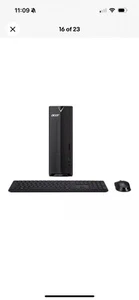 Acer Aspire XC-840 Desktop PC Intel Celeron N4505 8GB RAM 256GB SSD Black - Picture 1 of 5