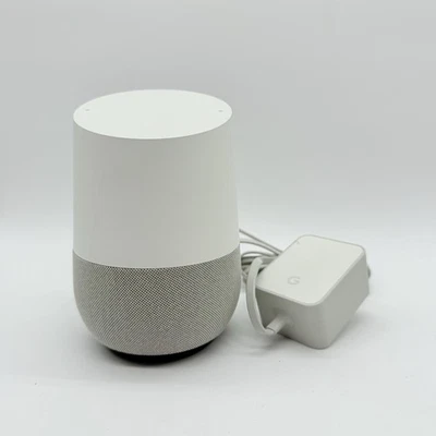Google Home Smart Speaker with Voice Assistant - White w/ Cord H0ME - Image 1 of 4