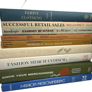 Fashion Merchandising Lot 9 Retail Sales Marketing Textbooks Vintage Business - Bild 1 von 1
