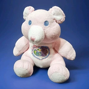 Raro peluche vintage TB Trading topo rosa sonaglio spugna panno ricamato usato in ottime condizioni - Foto 1 di 8